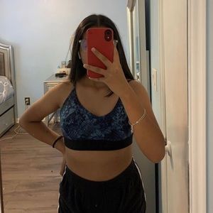 PINK SPORTS BRA REMOVABLE PADS